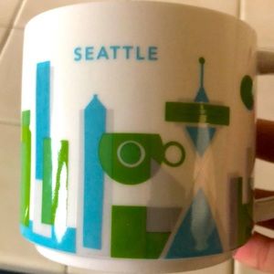 Seattle You Are Here Starbucks mug